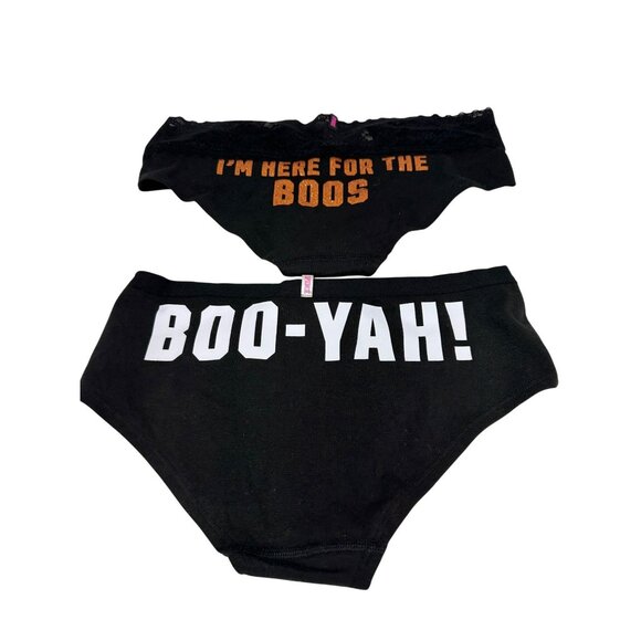 NWT PINK Victoria’s Secret Women’s Hipster | 2-Pack XS Extra Low Rise Halloween - Picture 1 of 8